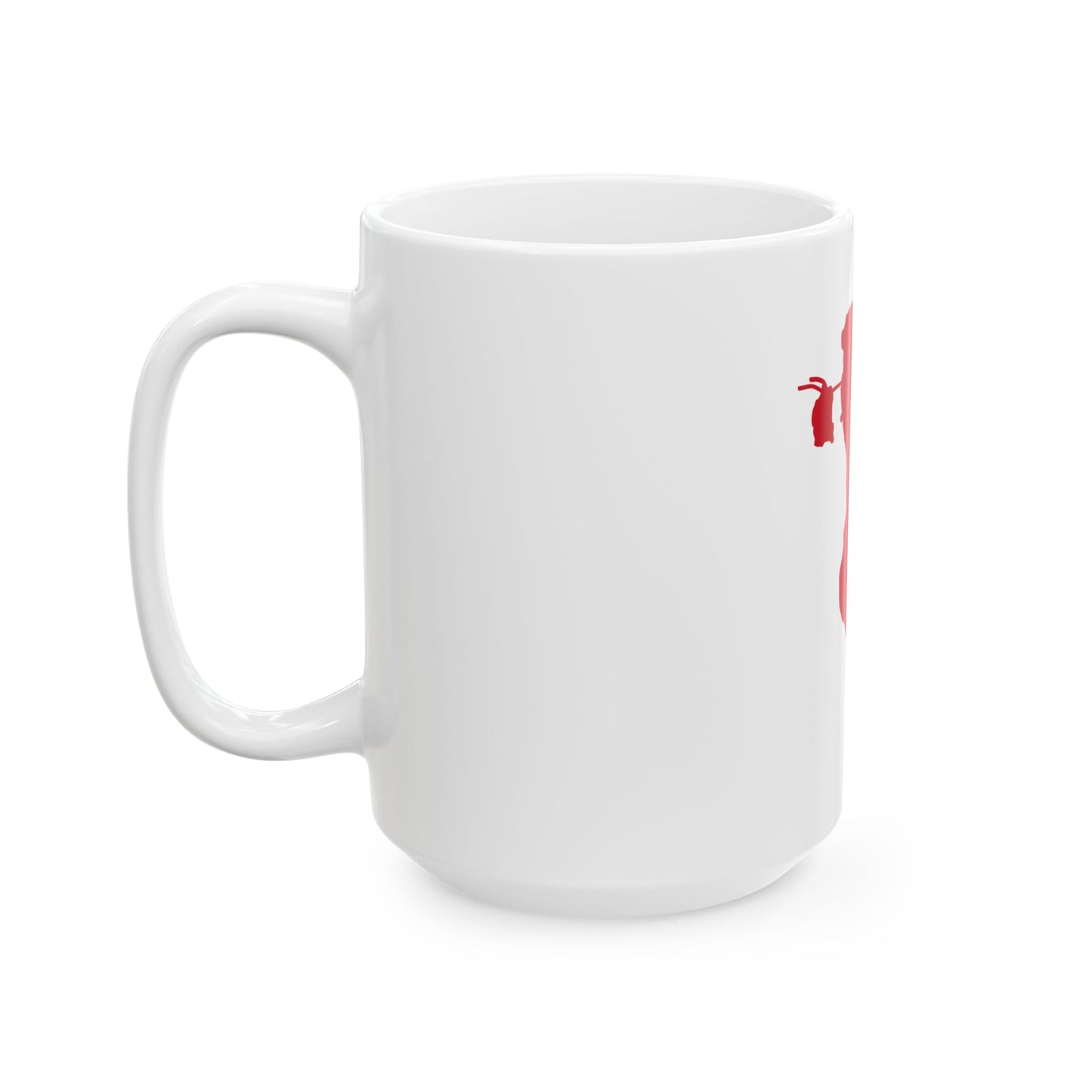 Flag-map of Bahrain before 1820 (Bahrain) White Coffee Mug-Go Mug Yourself