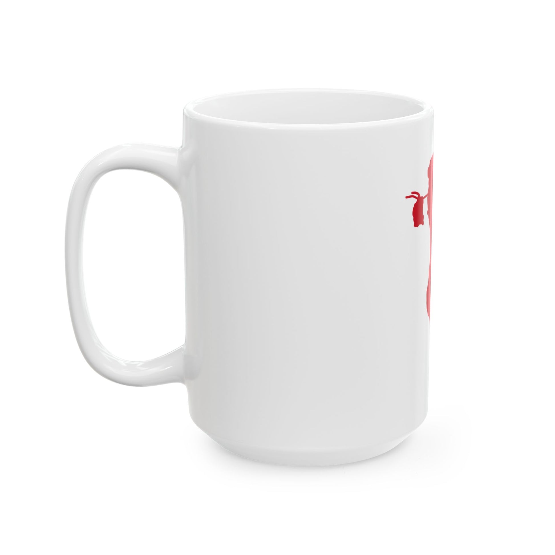Flag-map of Bahrain before 1820 (Bahrain) White Coffee Mug-Go Mug Yourself