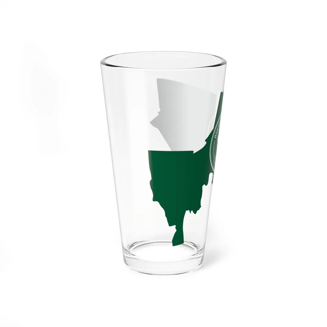 Flag map of Bangkok (Thailand) Pint Glass 16oz - Go Mug Yourself