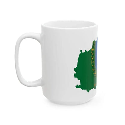 Flag-map of Baranya County (Hungary) White Coffee Mug - Go Mug Yourself