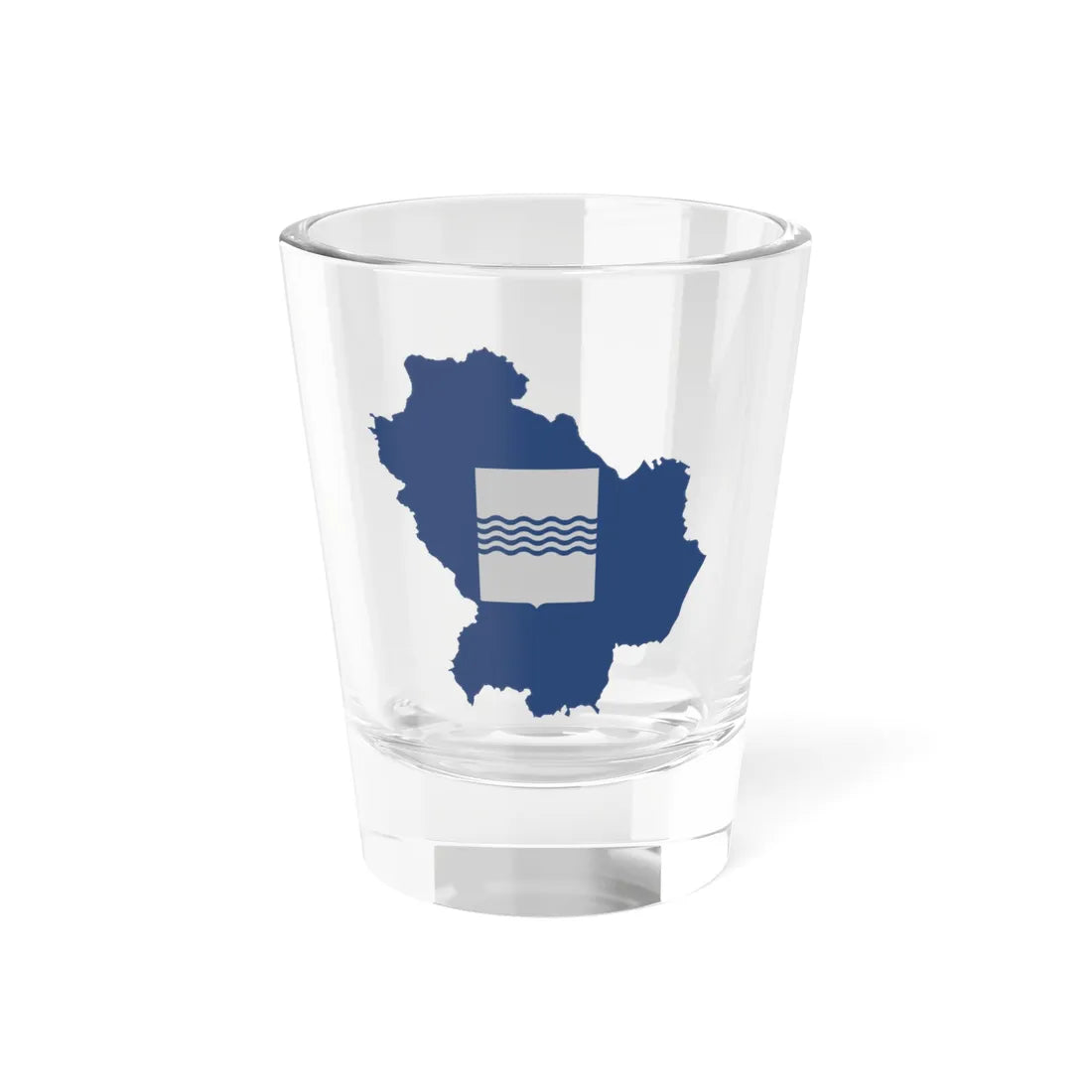 Flag-map of Basilicata (Italy) Shot Glass 1.5oz 1.5oz - Go Mug Yourself