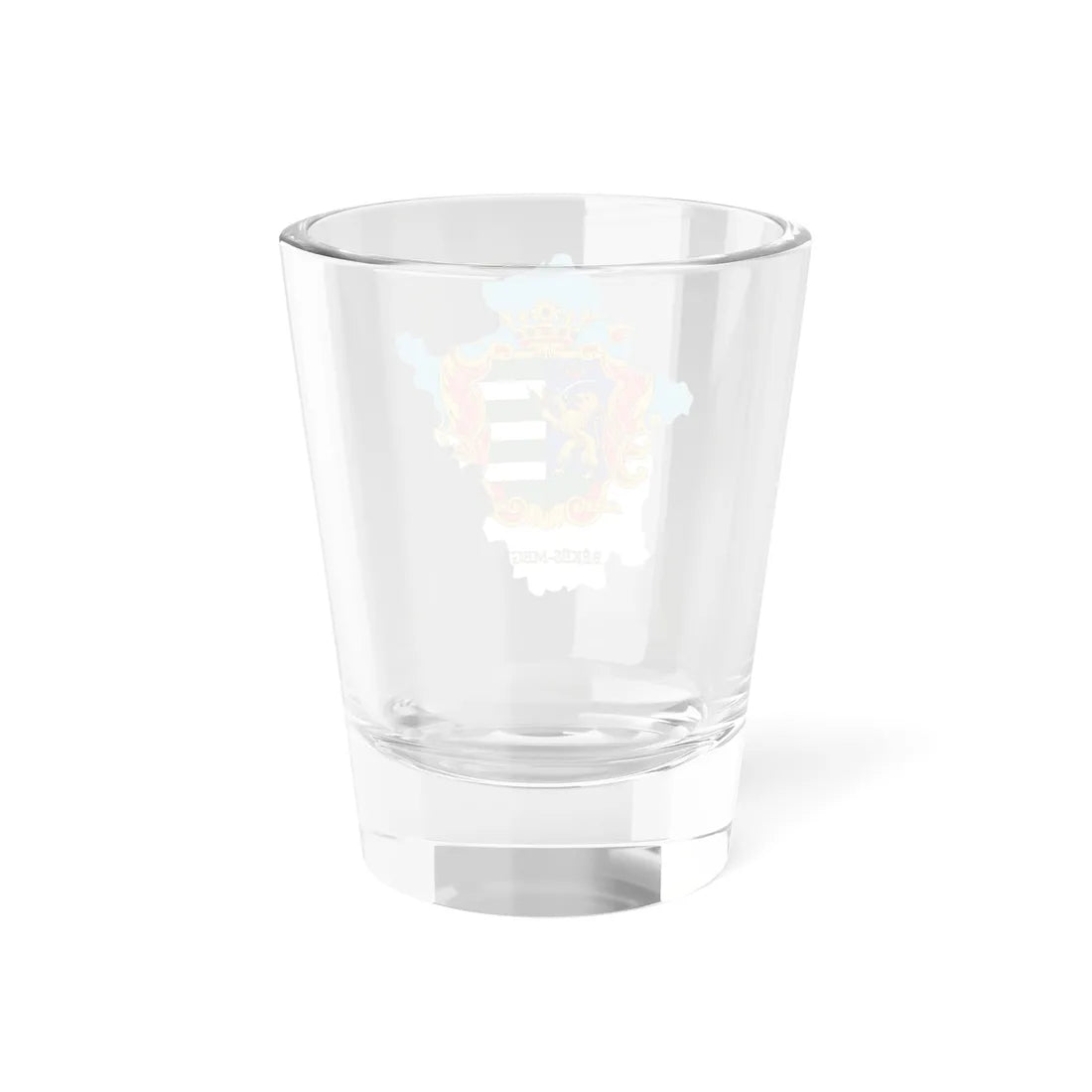 Flag-map of Bekes County (Hungary) Shot Glass 1.5oz - Go Mug Yourself