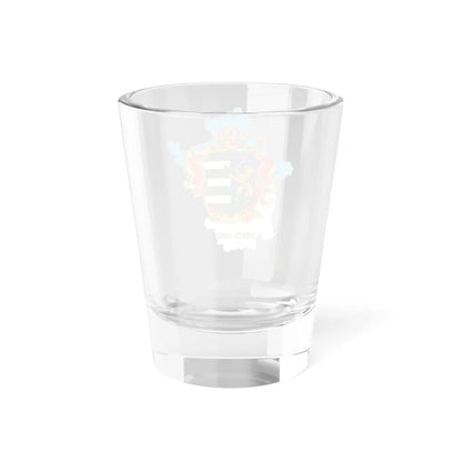 Flag-map of Bekes County (Hungary) Shot Glass 1.5oz - Go Mug Yourself