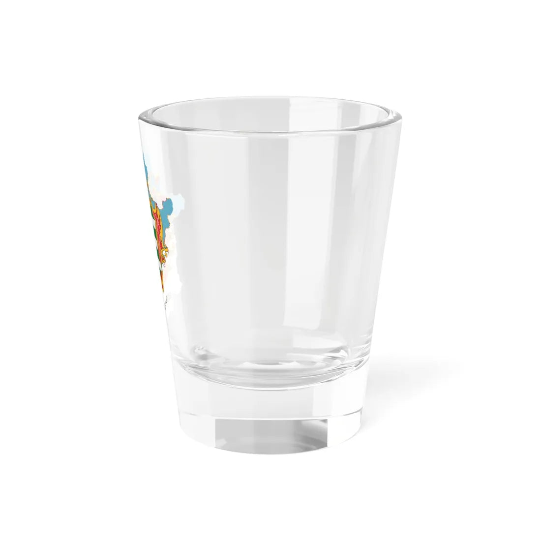 Flag-map of Bekes County (Hungary) Shot Glass 1.5oz - Go Mug Yourself