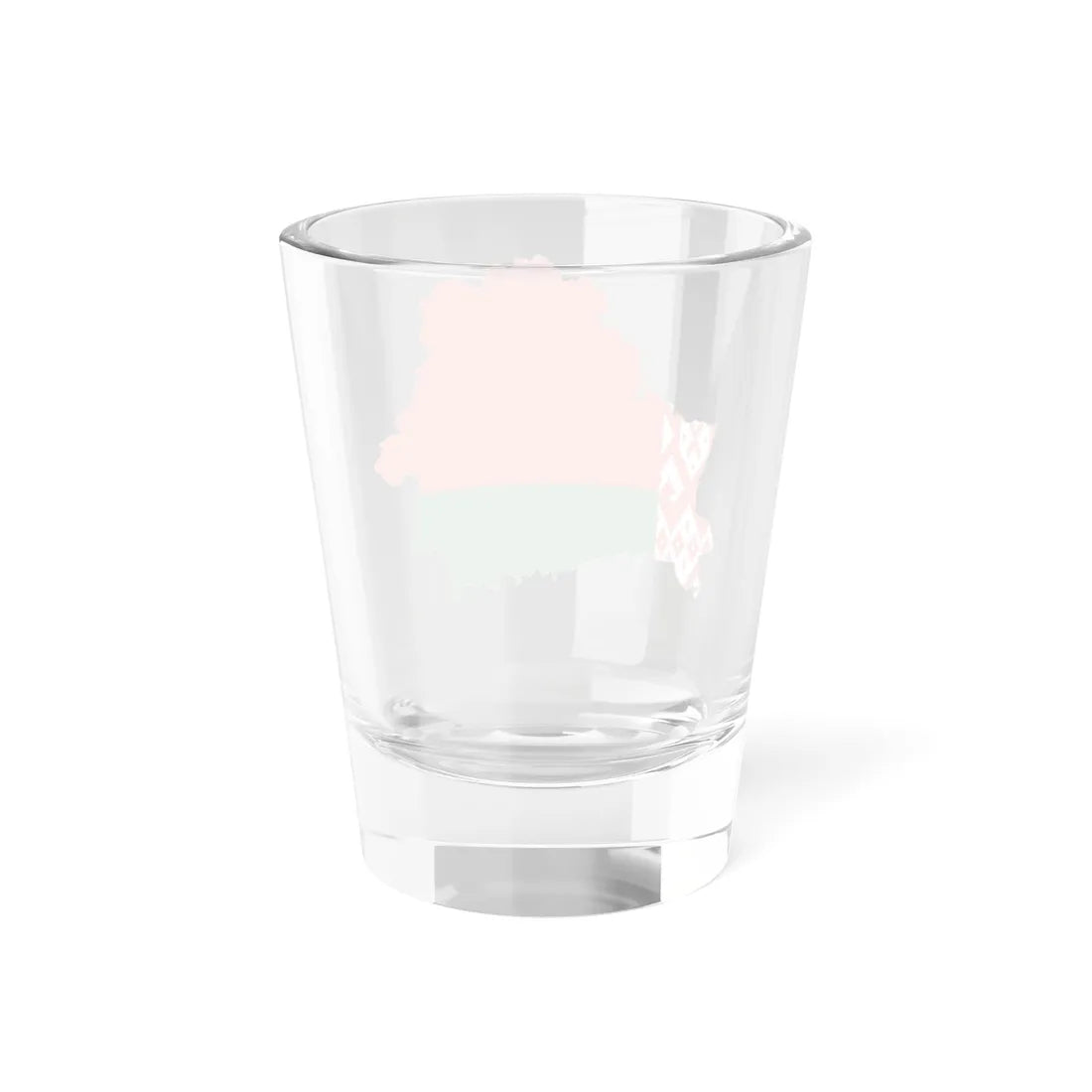 Flag-map of Belarus (Belarus) Shot Glass 1.5oz - Go Mug Yourself