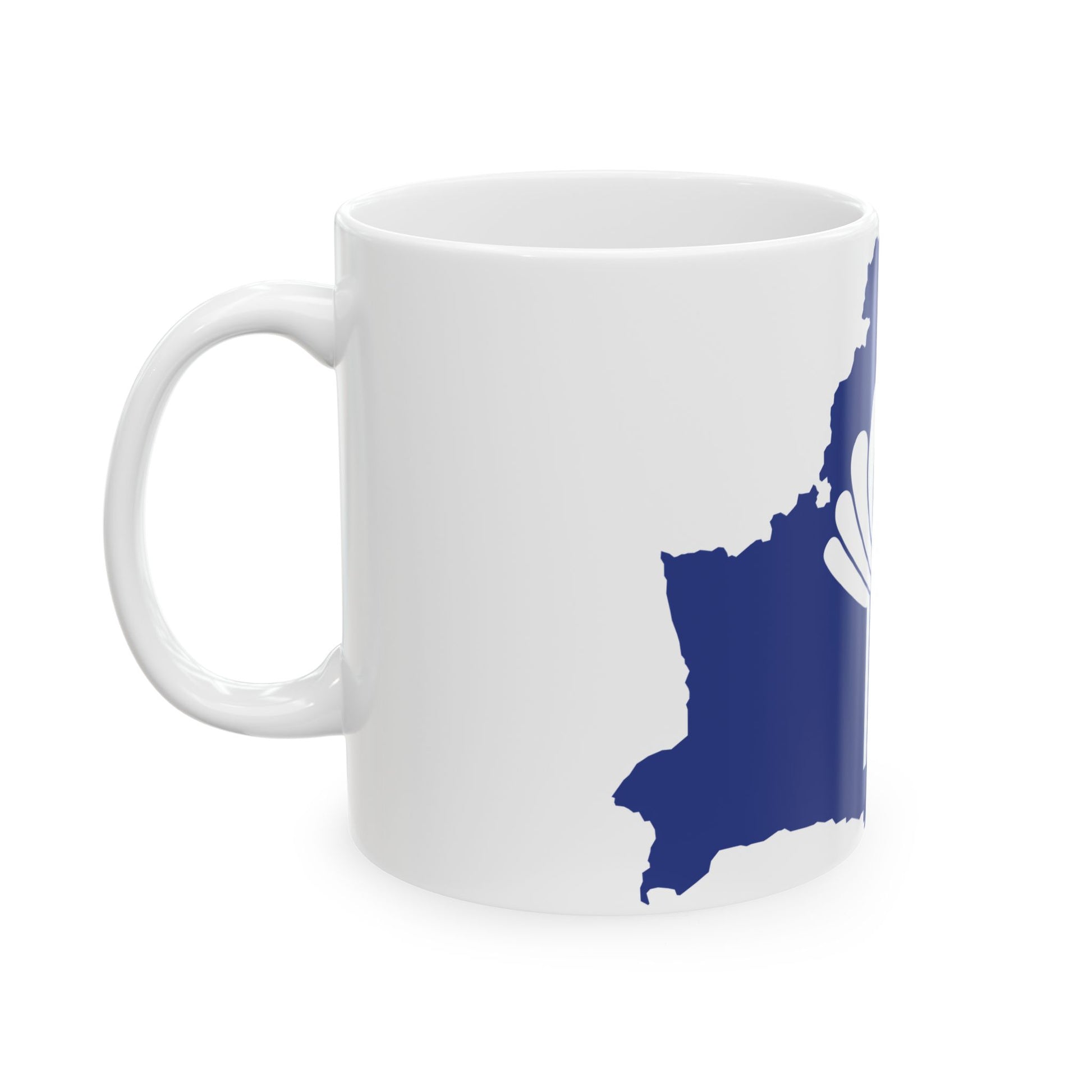 Flag-map of Belarus CIS (Belarus) White Coffee Mug-Go Mug Yourself