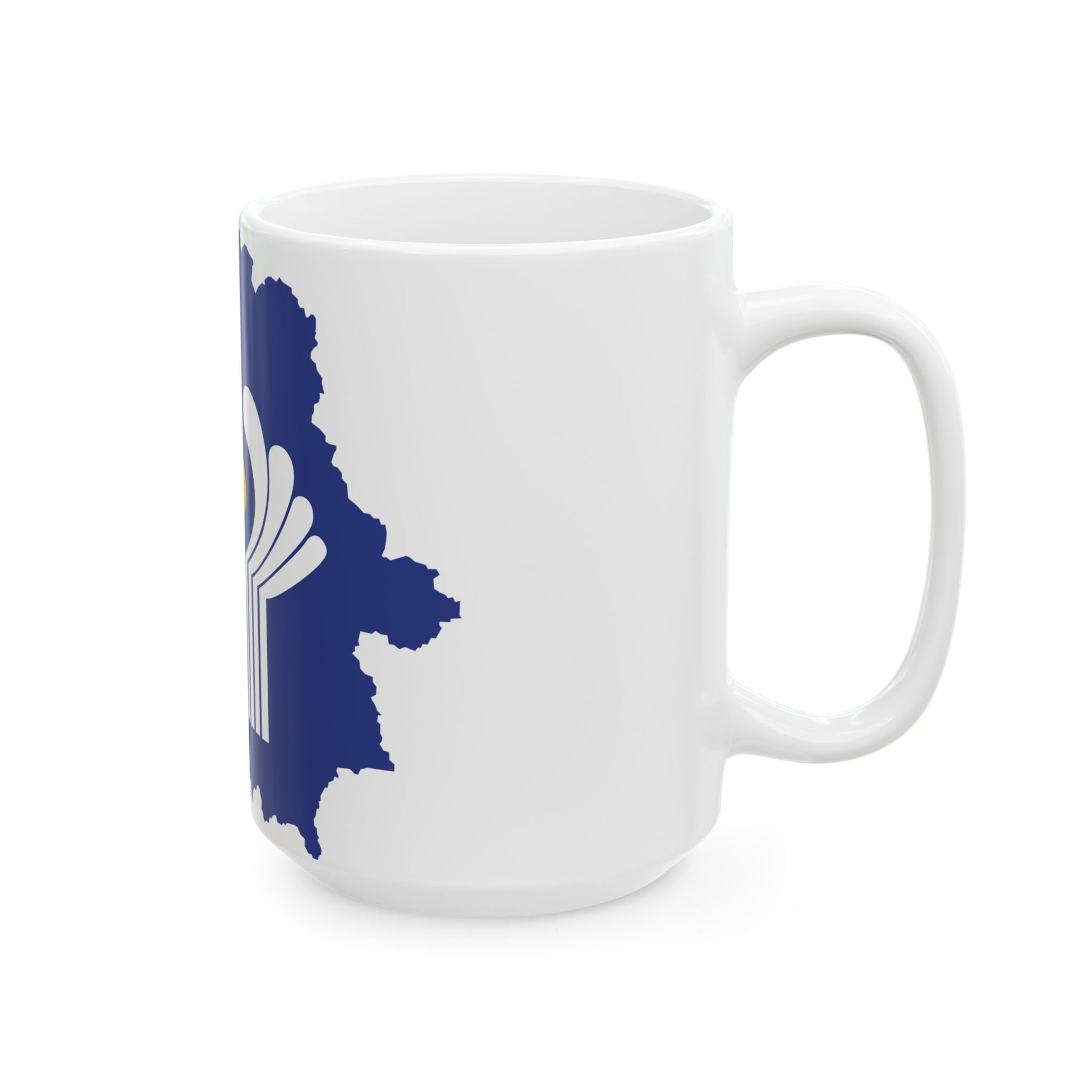 Flag-map of Belarus CIS (Belarus) White Coffee Mug-Go Mug Yourself