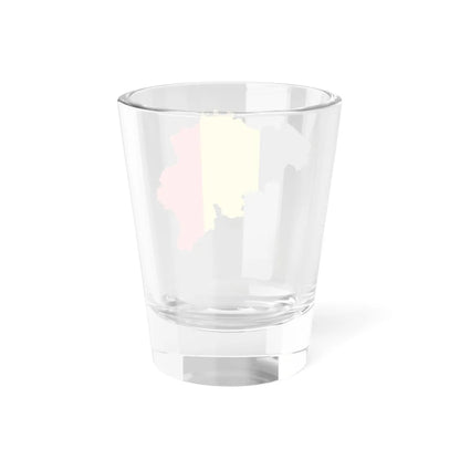 Flag-map of Belgium (Belgium) Shot Glass 1.5oz - Go Mug Yourself