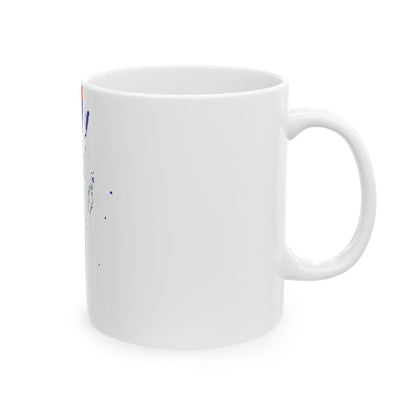 Flag-map of Belize (Belize) White Coffee Mug-Go Mug Yourself