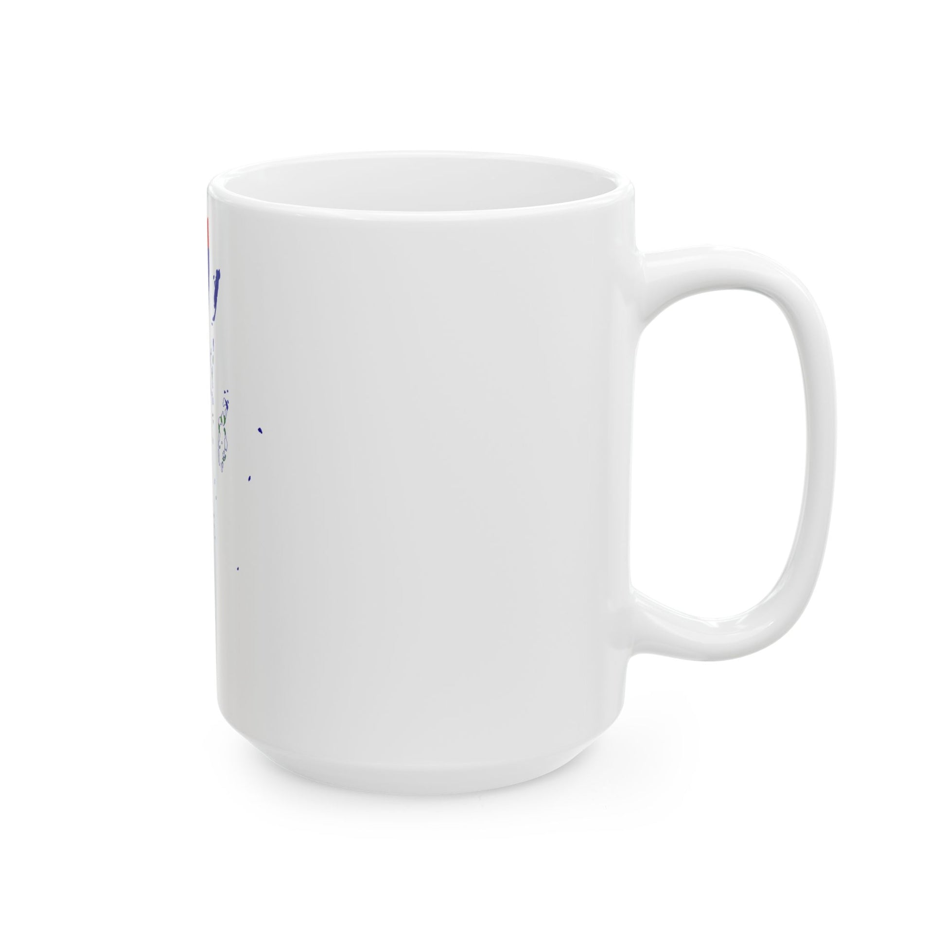 Flag-map of Belize (Belize) White Coffee Mug-Go Mug Yourself