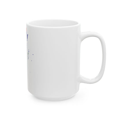 Flag-map of Belize (Belize) White Coffee Mug-Go Mug Yourself