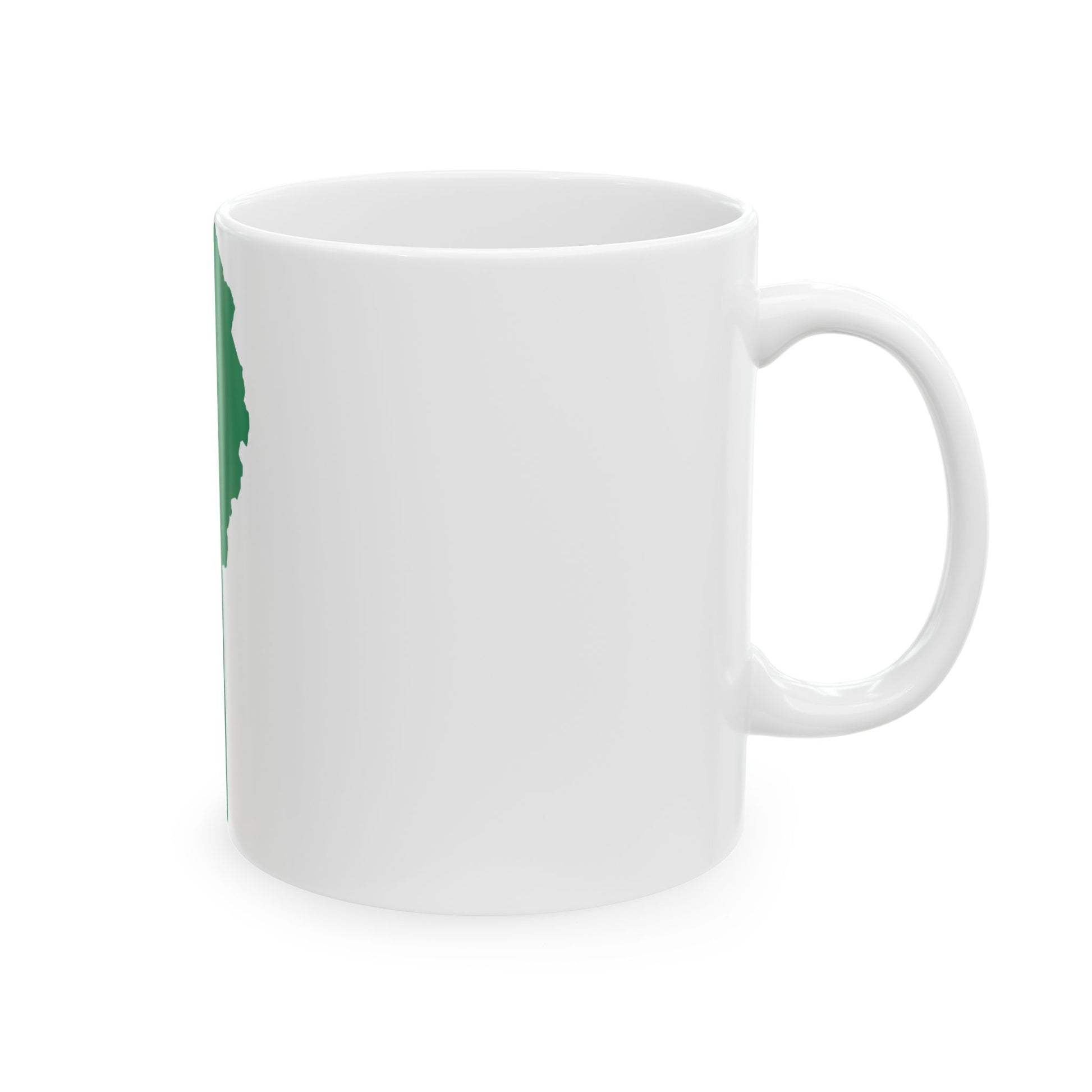 Flag map of Benin 1975-1990 (Benin) White Coffee Mug-Go Mug Yourself