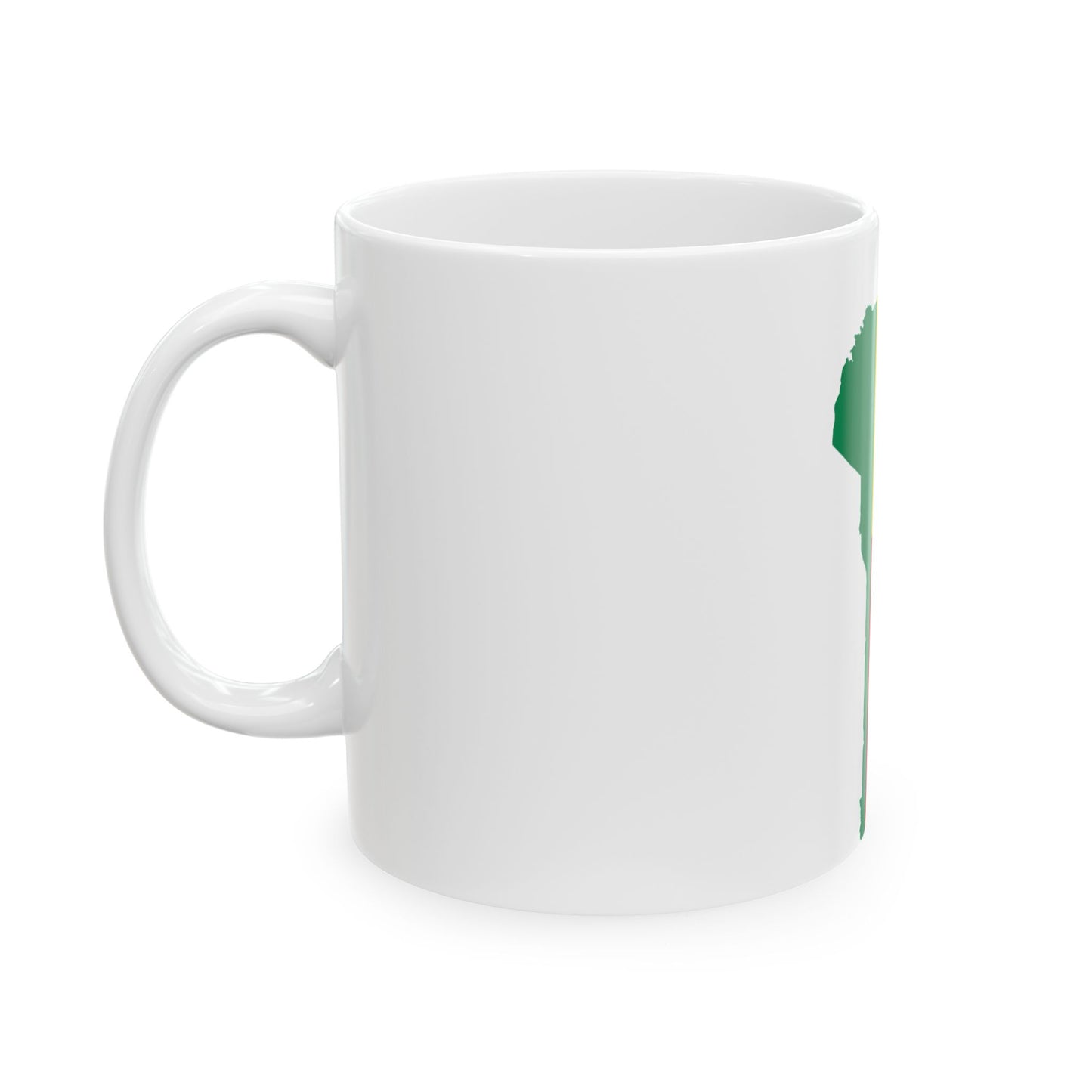 Flag map of Benin (Benin) White Coffee Mug-Go Mug Yourself