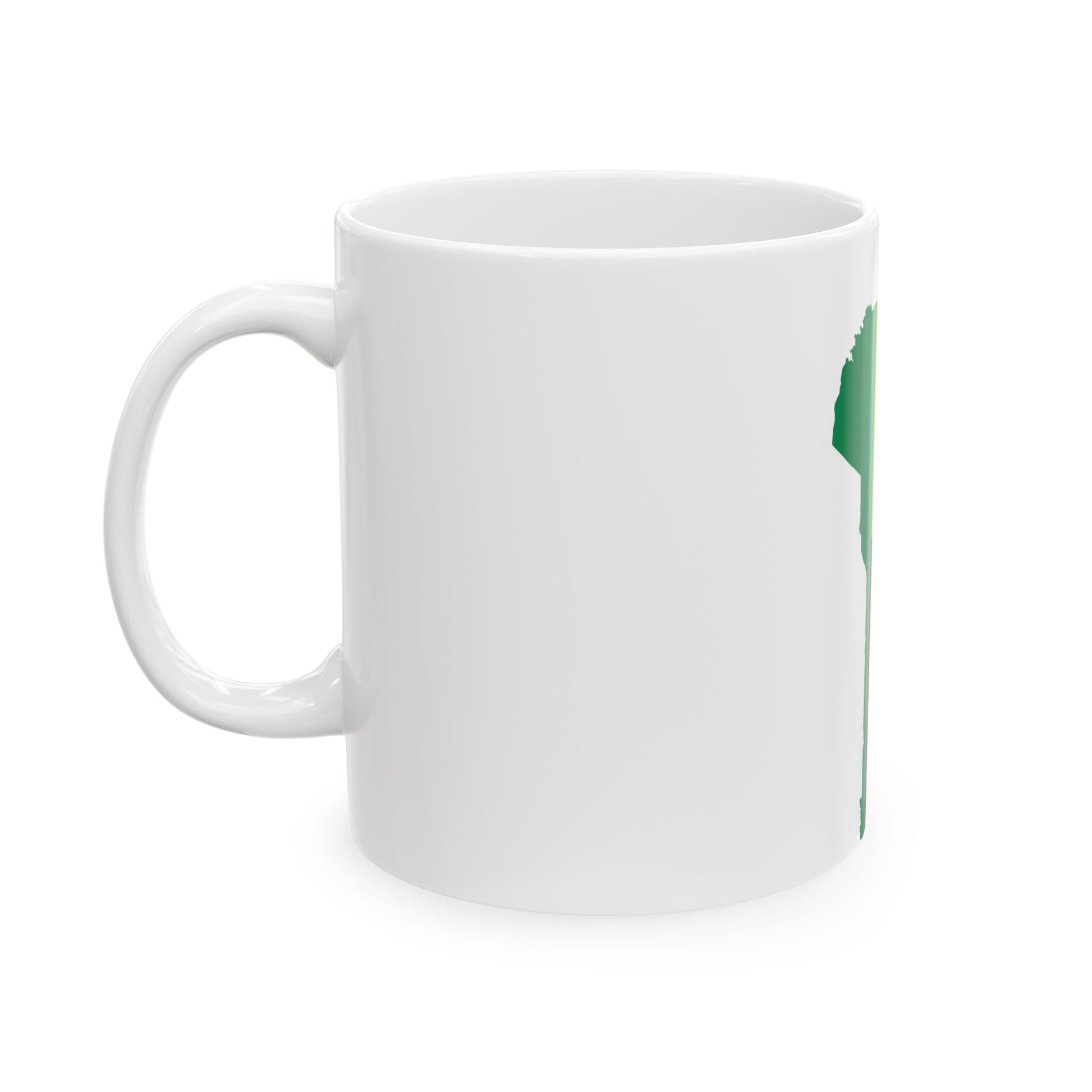 Flag map of Benin (Benin) White Coffee Mug-Go Mug Yourself