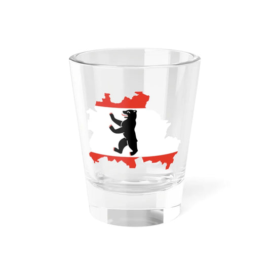 Flag-map of Berlin (Germany) Shot Glass 1.5oz 1.5oz - Go Mug Yourself