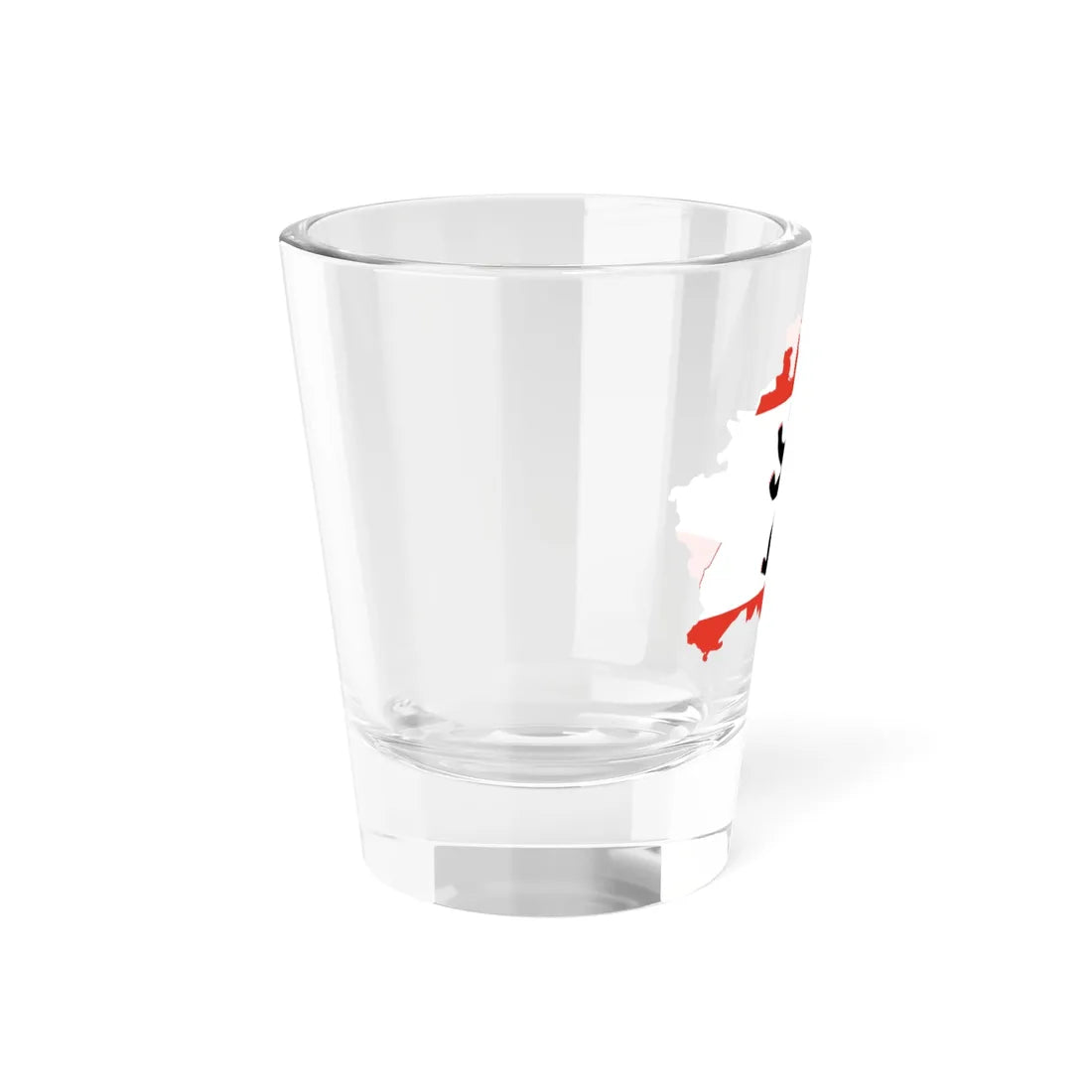 Flag-map of Berlin (Germany) Shot Glass 1.5oz - Go Mug Yourself
