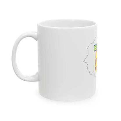 Flag map of Bitola Municipality Macedonia (North Macedonia) White Coffee Mug - Go Mug Yourself