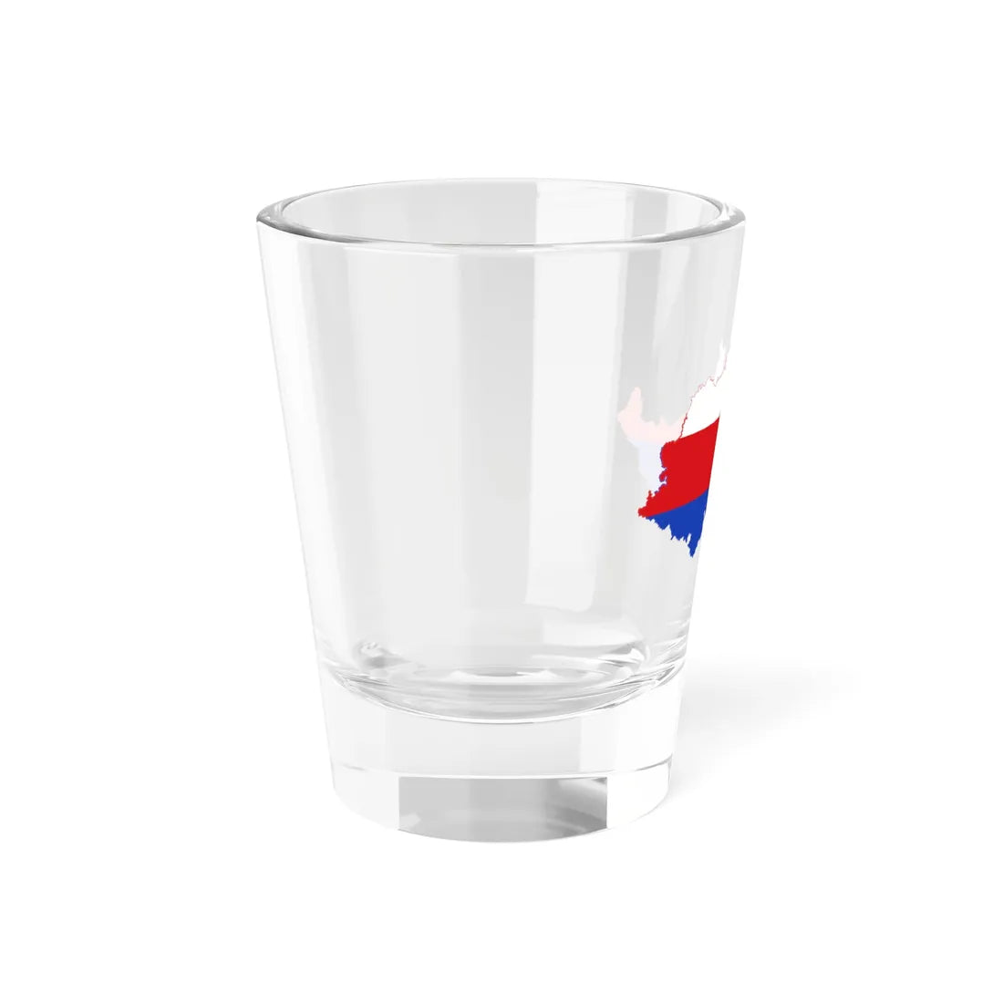 Flag-map of Bohemia and Moravia (Czech Republic) Shot Glass 1.5oz - Go Mug Yourself