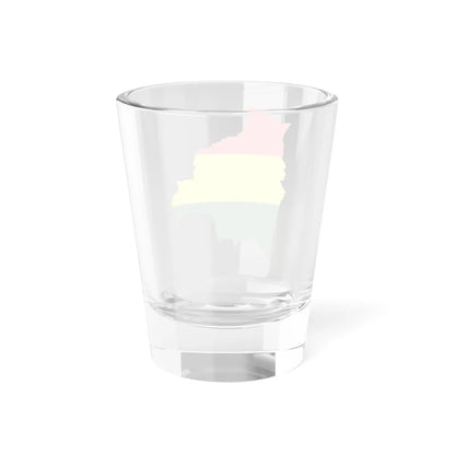 Flag-map of Bolivia (Bolivia) Shot Glass 1.5oz - Go Mug Yourself