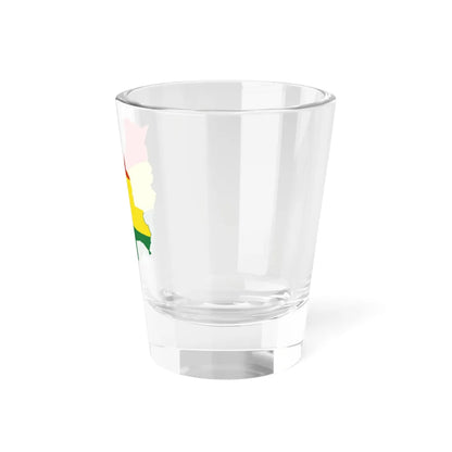 Flag-map of Bolivia (Bolivia) Shot Glass 1.5oz - Go Mug Yourself