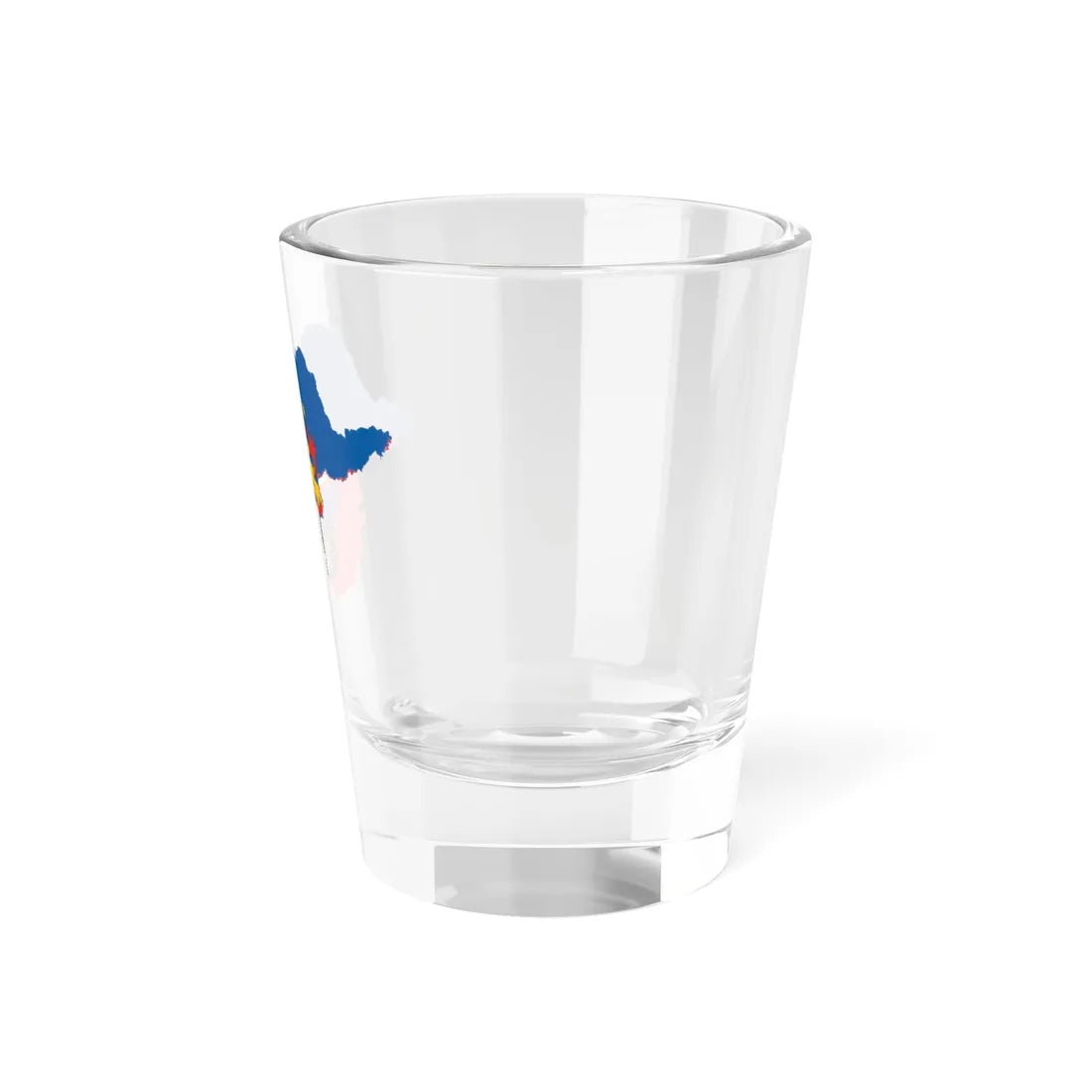 Flag-map of Borsod-Abauj-Zemplen County (Hungary) Shot Glass 1.5oz - Go Mug Yourself