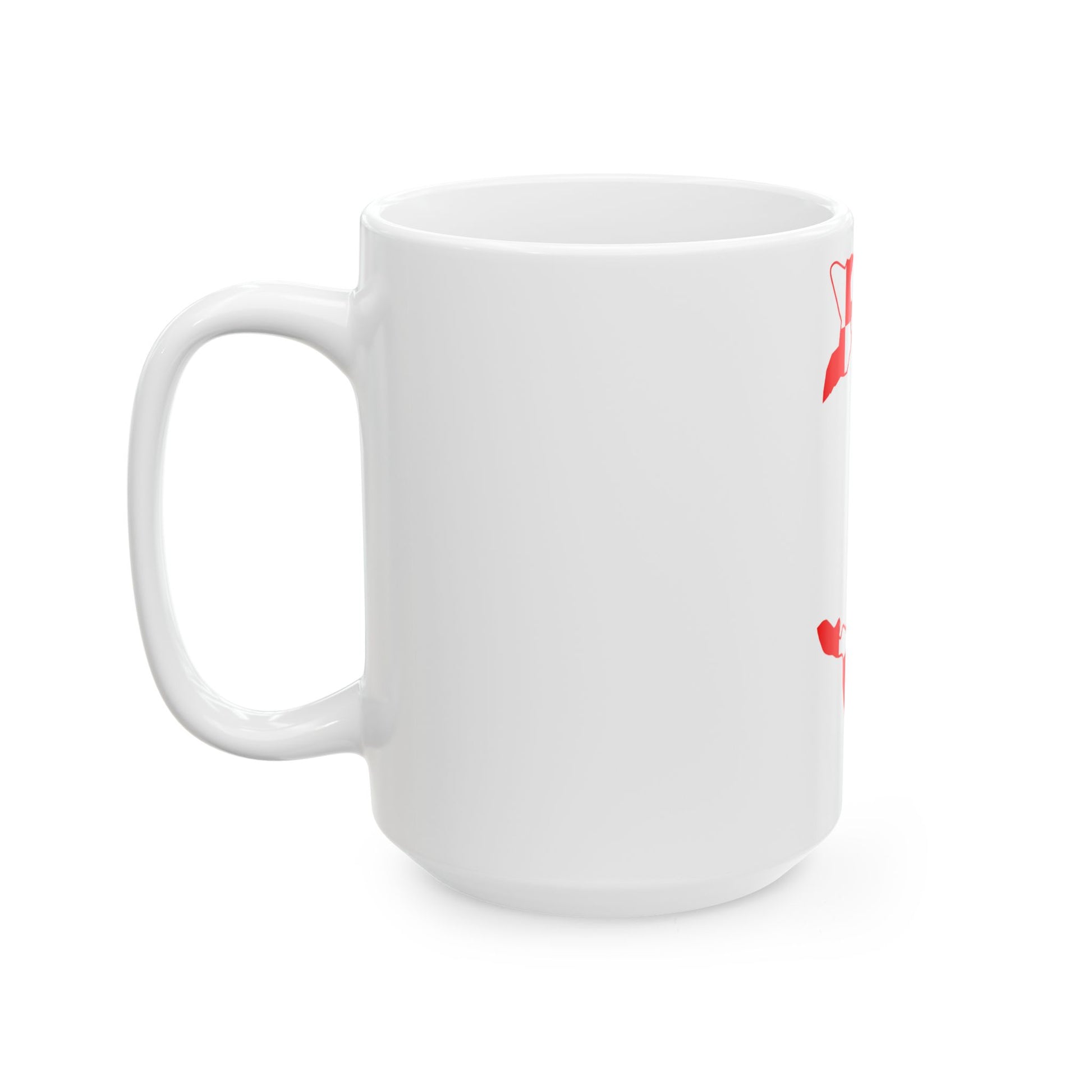 Flag map of Bremen (Germany) White Coffee Mug-Go Mug Yourself