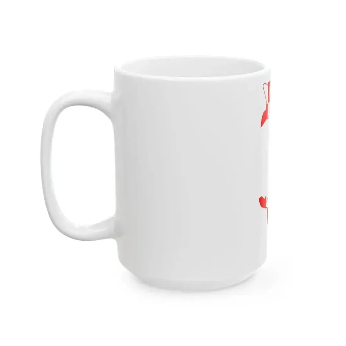 Flag map of Bremen (Germany) White Coffee Mug - Go Mug Yourself