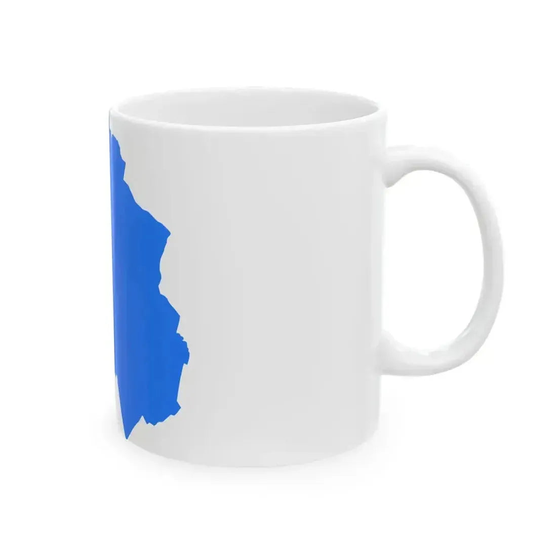 Flag map of Brescia (Italy) White Coffee Mug - Go Mug Yourself