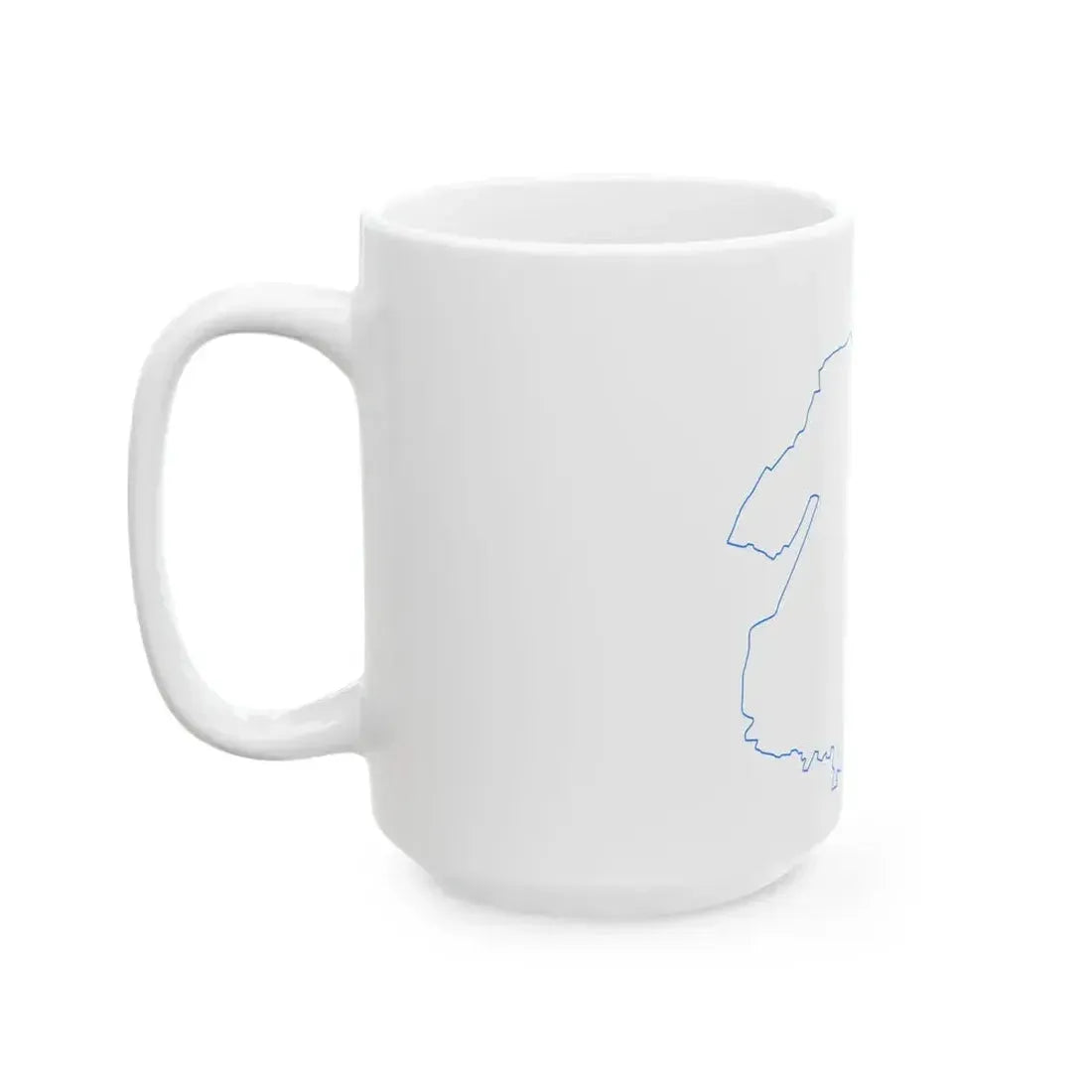 Flag map of Brescia (Italy) White Coffee Mug - Go Mug Yourself