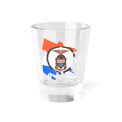 Flag-map of Bronx County New York (United States) Shot Glass 1.5oz 1.5oz - Go Mug Yourself
