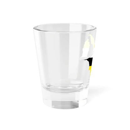 Flag-map of Brunei 1906-1959 (Brunei) Shot Glass 1.5oz - Go Mug Yourself