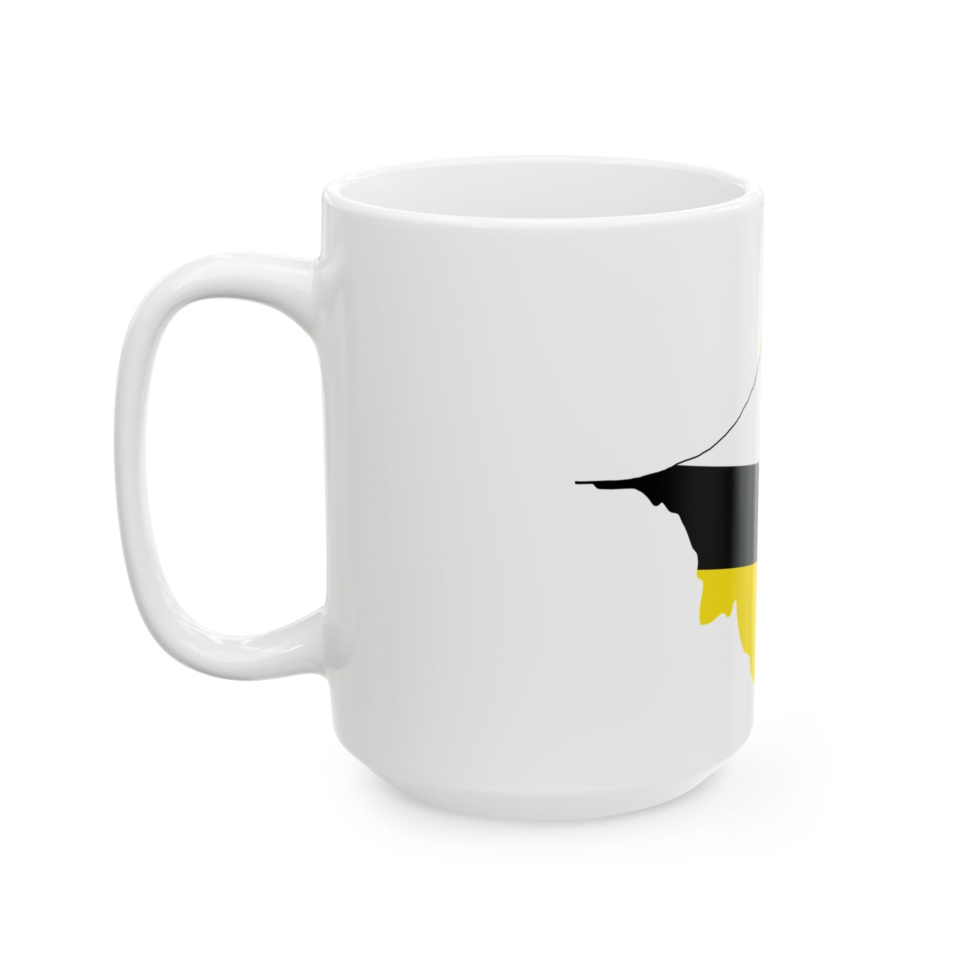 Flag-map of Brunei 1906-1959 (Brunei) White Coffee Mug-Go Mug Yourself