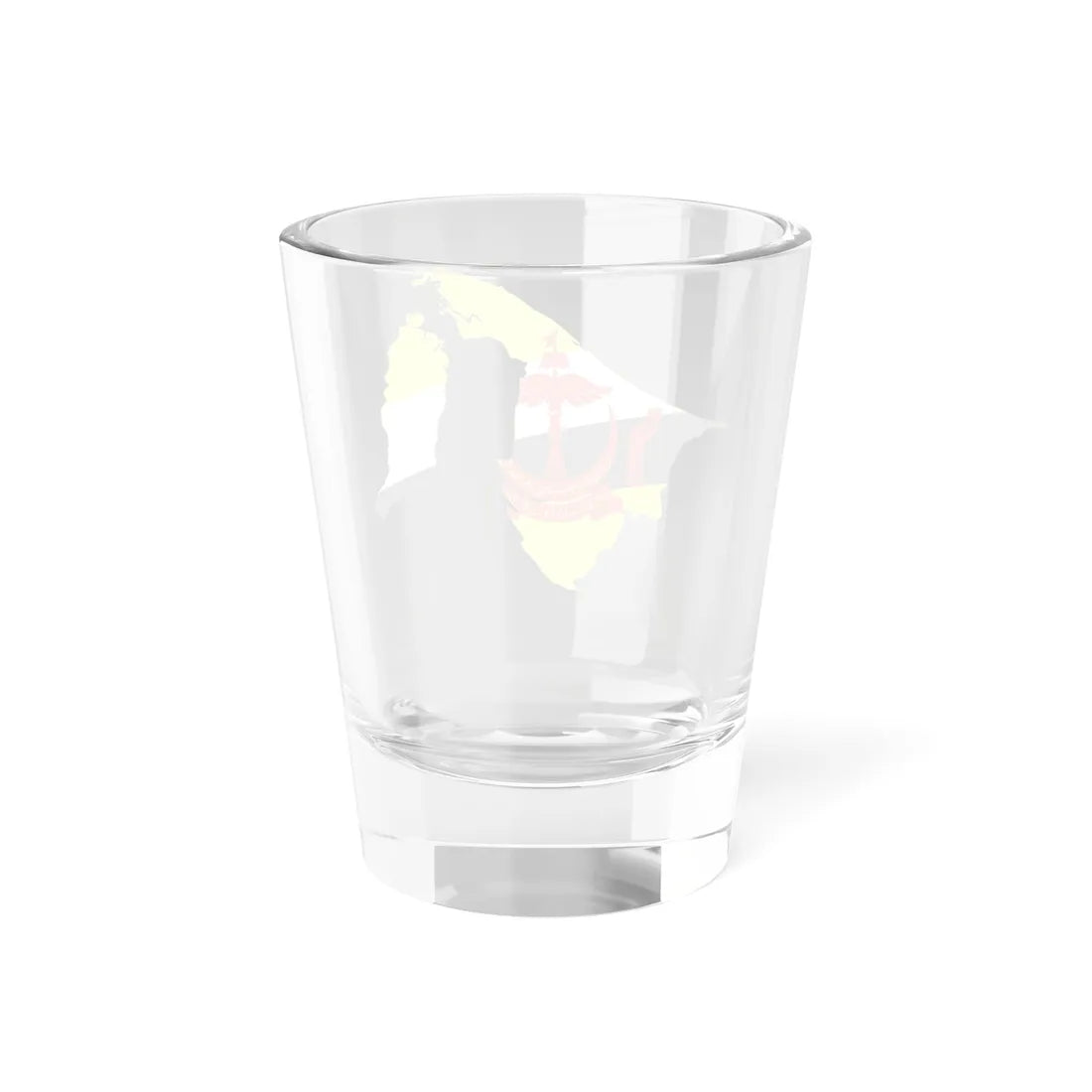 Flag-map of Brunei2 (Brunei) Shot Glass 1.5oz - Go Mug Yourself