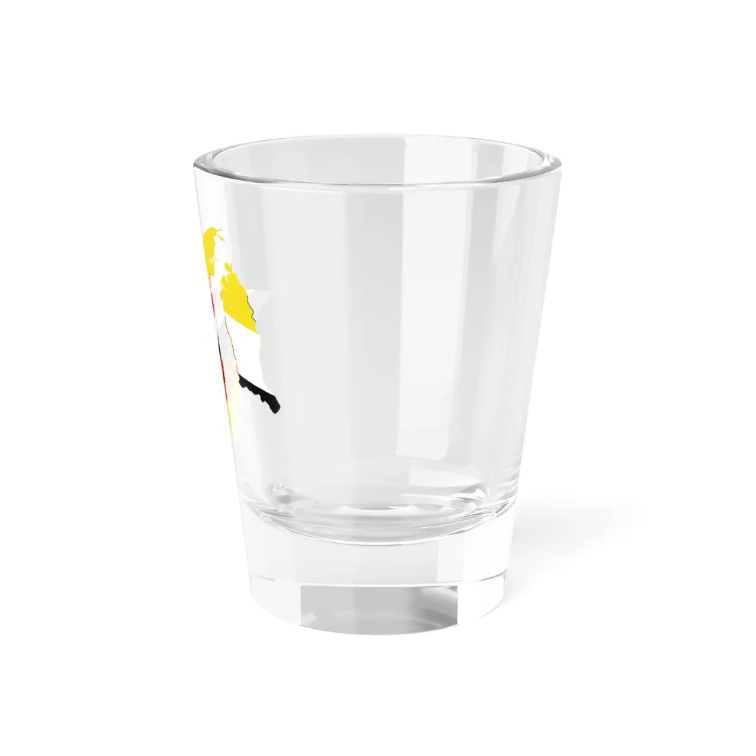 Flag-map of Brunei2 (Brunei) Shot Glass 1.5oz - Go Mug Yourself
