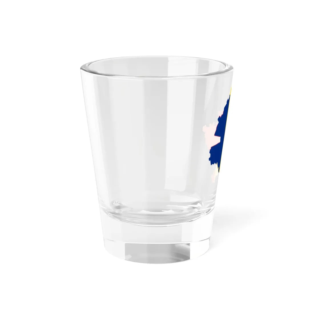 Flag-map of Bucharest (Oman) Shot Glass 1.5oz - Go Mug Yourself
