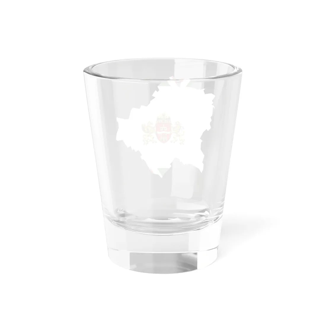 Flag-map of Budapest (Hungary) Shot Glass 1.5oz - Go Mug Yourself
