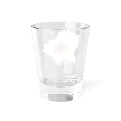 Flag-map of Budapest (Hungary) Shot Glass 1.5oz - Go Mug Yourself