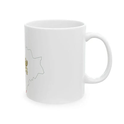 Flag-map of Budapest (Hungary) White Coffee Mug - Go Mug Yourself