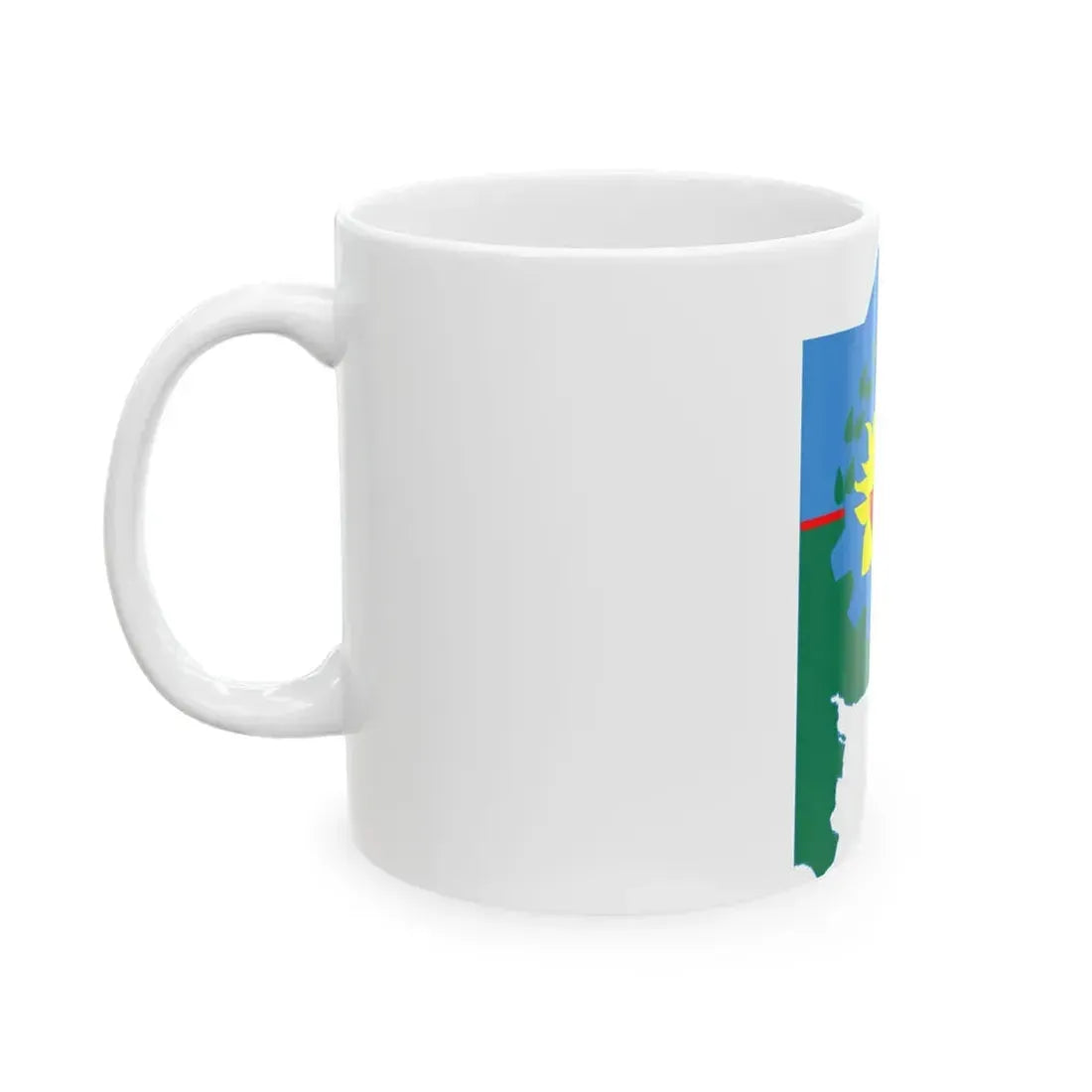 Flag-map of Buenos Aires Province (Argentina) White Coffee Mug - Go Mug Yourself