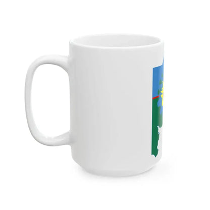 Flag-map of Buenos Aires Province (Argentina) White Coffee Mug - Go Mug Yourself