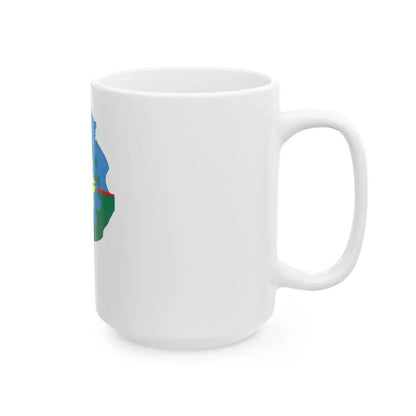 Flag-map of Buenos Aires Province (Argentina) White Coffee Mug - Go Mug Yourself