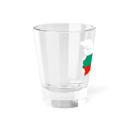 Flag-map of Bulgaria (Bulgaria) Shot Glass 1.5oz - Go Mug Yourself