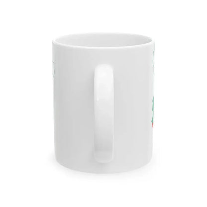 Flag-map of Bulgaria (Bulgaria) White Coffee Mug - Go Mug Yourself