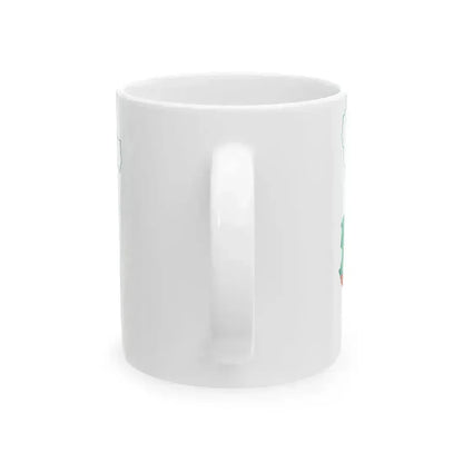 Flag-map of Bulgaria (Bulgaria) White Coffee Mug - Go Mug Yourself