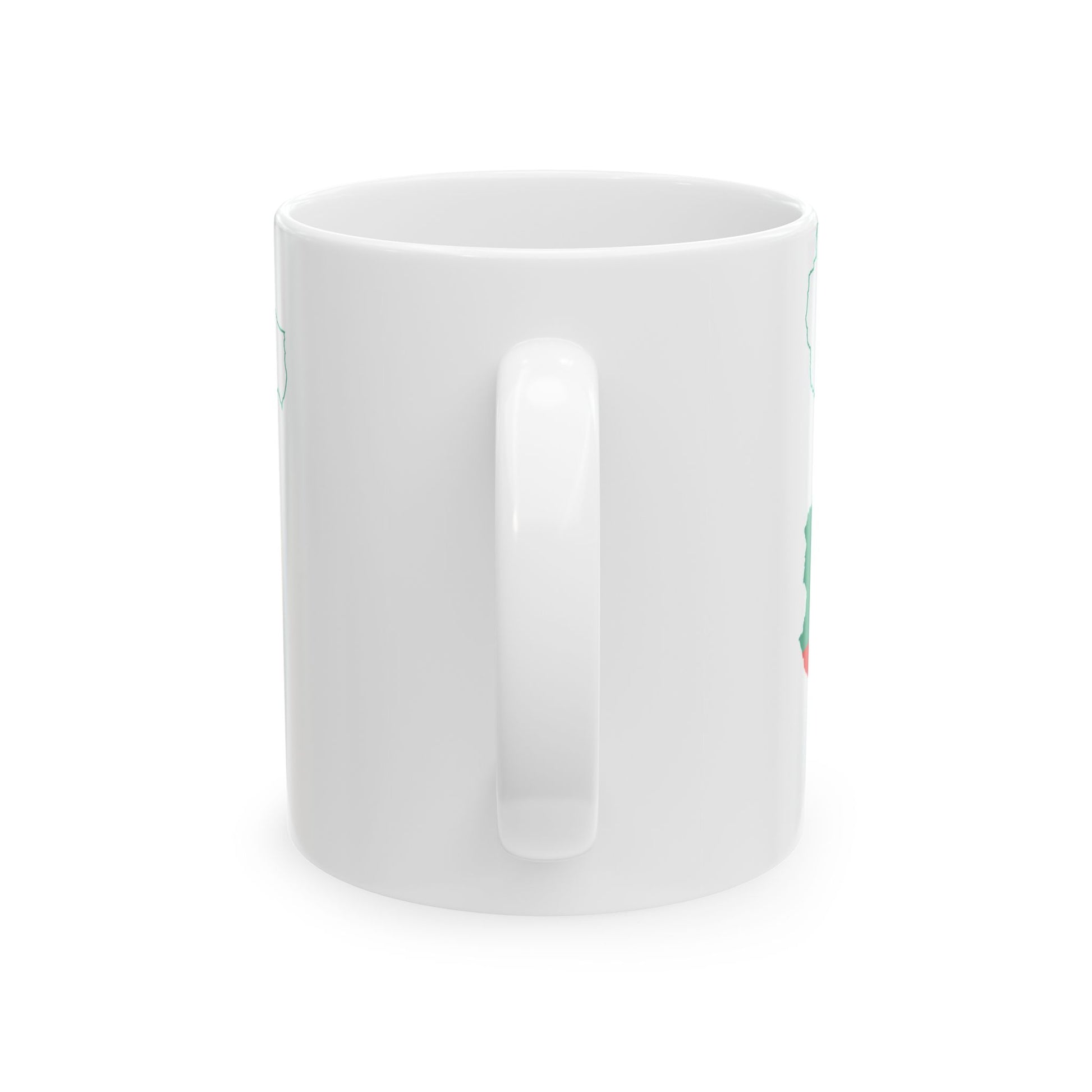 Flag-map of Bulgaria (Bulgaria) White Coffee Mug-Go Mug Yourself