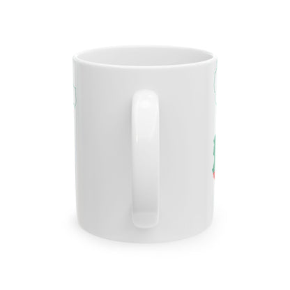 Flag-map of Bulgaria (Bulgaria) White Coffee Mug-Go Mug Yourself