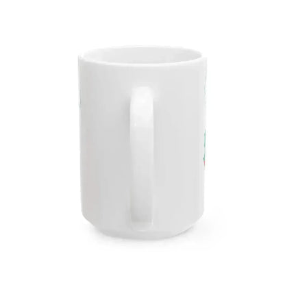 Flag-map of Bulgaria (Bulgaria) White Coffee Mug - Go Mug Yourself
