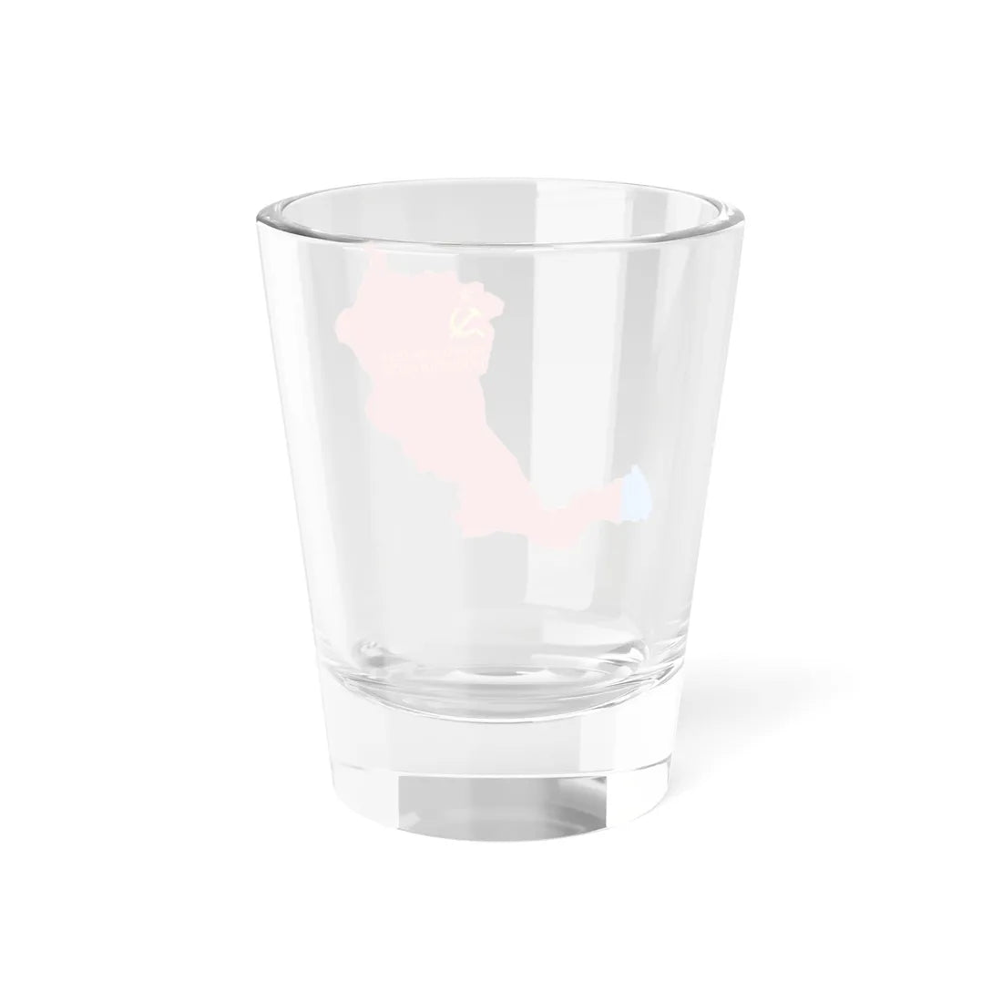 Flag-map of Buryat ASSR (Russia) Shot Glass 1.5oz - Go Mug Yourself