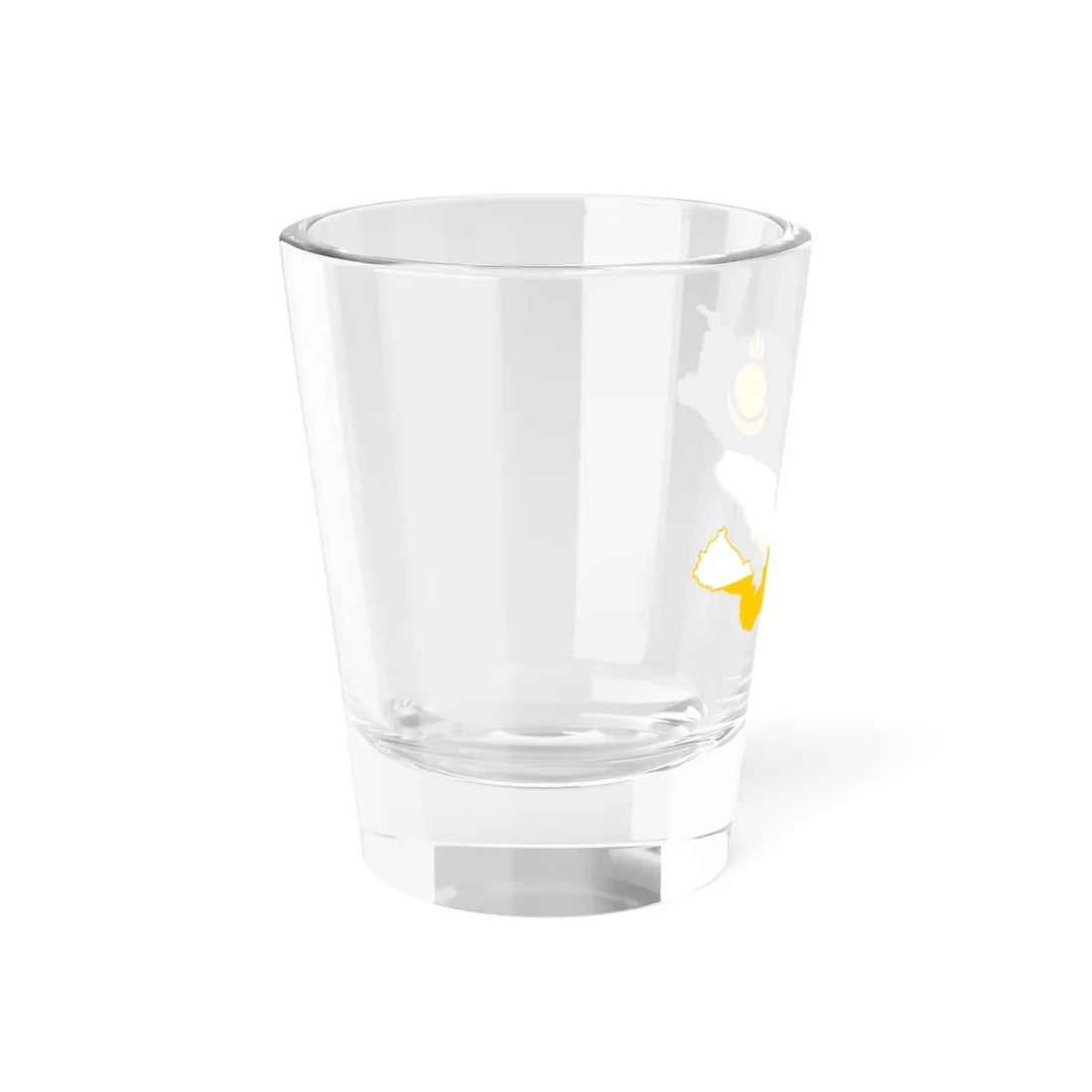 Flag-map of Buryatia (Russia) Shot Glass 1.5oz - Go Mug Yourself