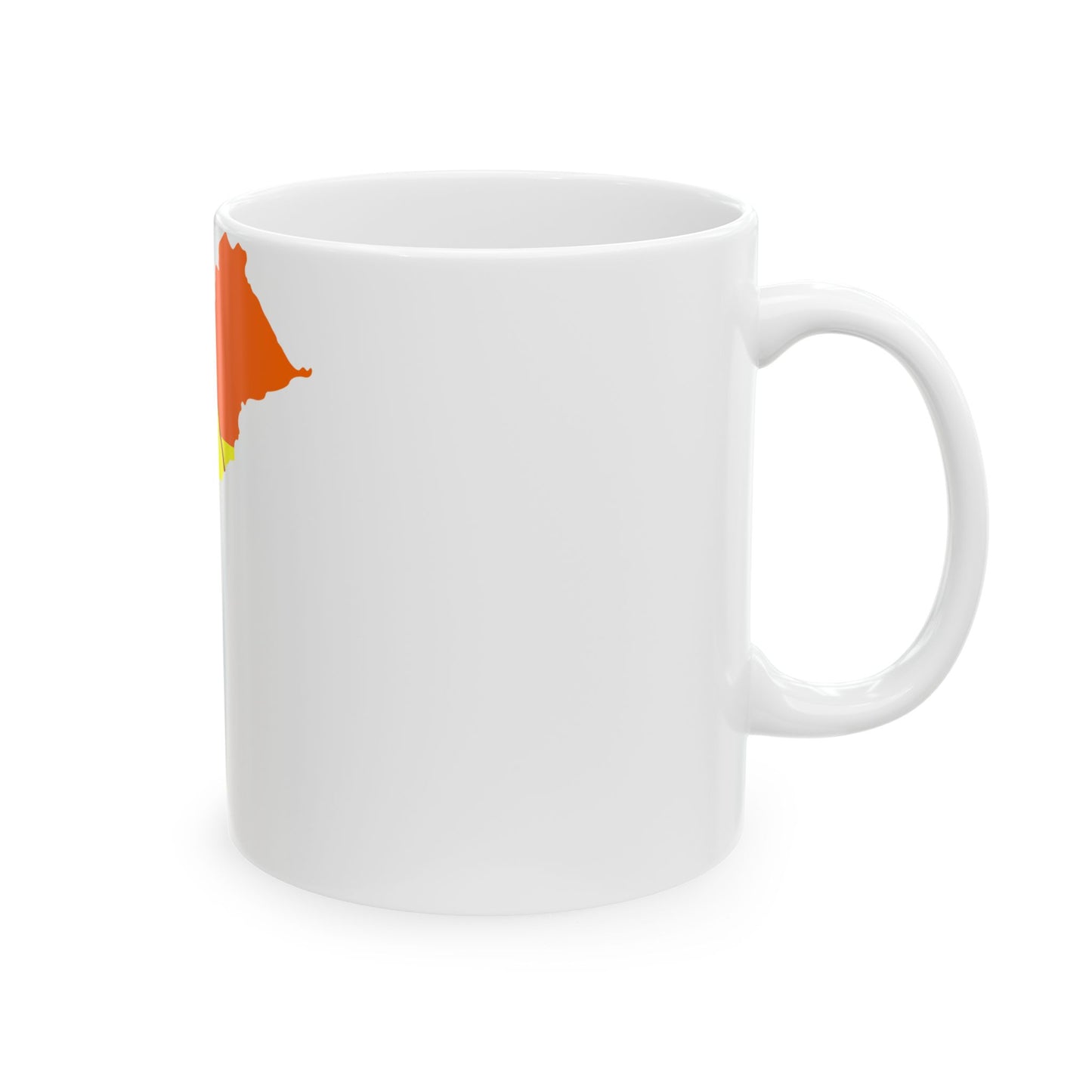 Flag map of Cabinda FLEC (Angola) White Coffee Mug-Go Mug Yourself